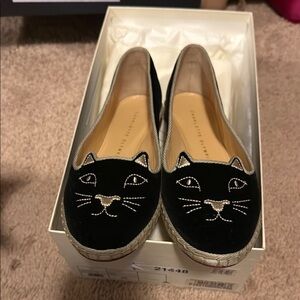 Charlotte Olympia Black Cat Loafers